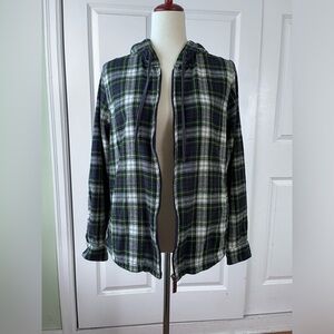 LL Bean front zip hoodie size M